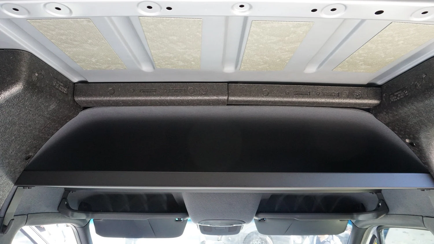 RB Components 2019 + Sprinter Van Headliner Shelf - Small Version Raised - Image 4