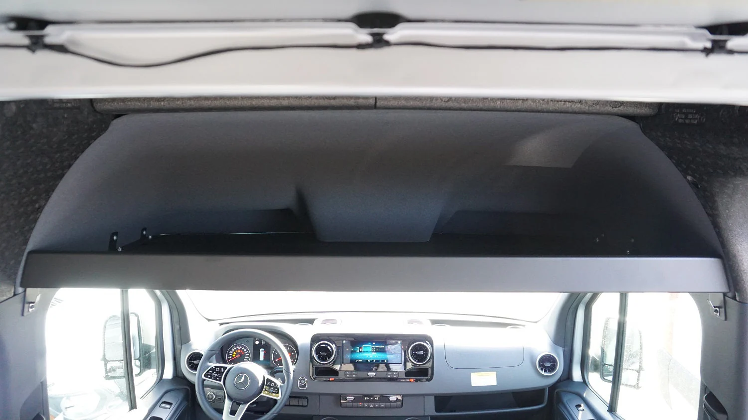 RB Components 2019+ Sprinter Van Headliner Shelf - Standard Lower Mounted - Image 5