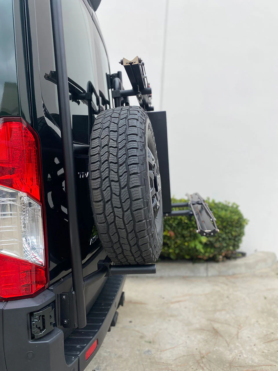Aluminess Ford Transit Rear Door Tire/Box Carrier (2015+) - Image 3