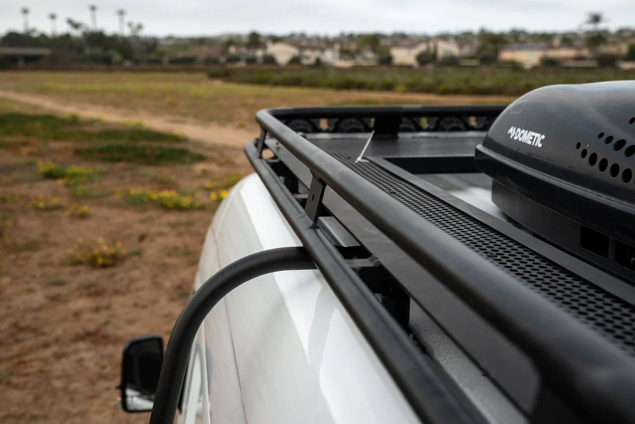 Aluminess 2007+ Mercedes Sprinter 170"/170" EXT Weekender Roof Rack (High Roof) - Image 4