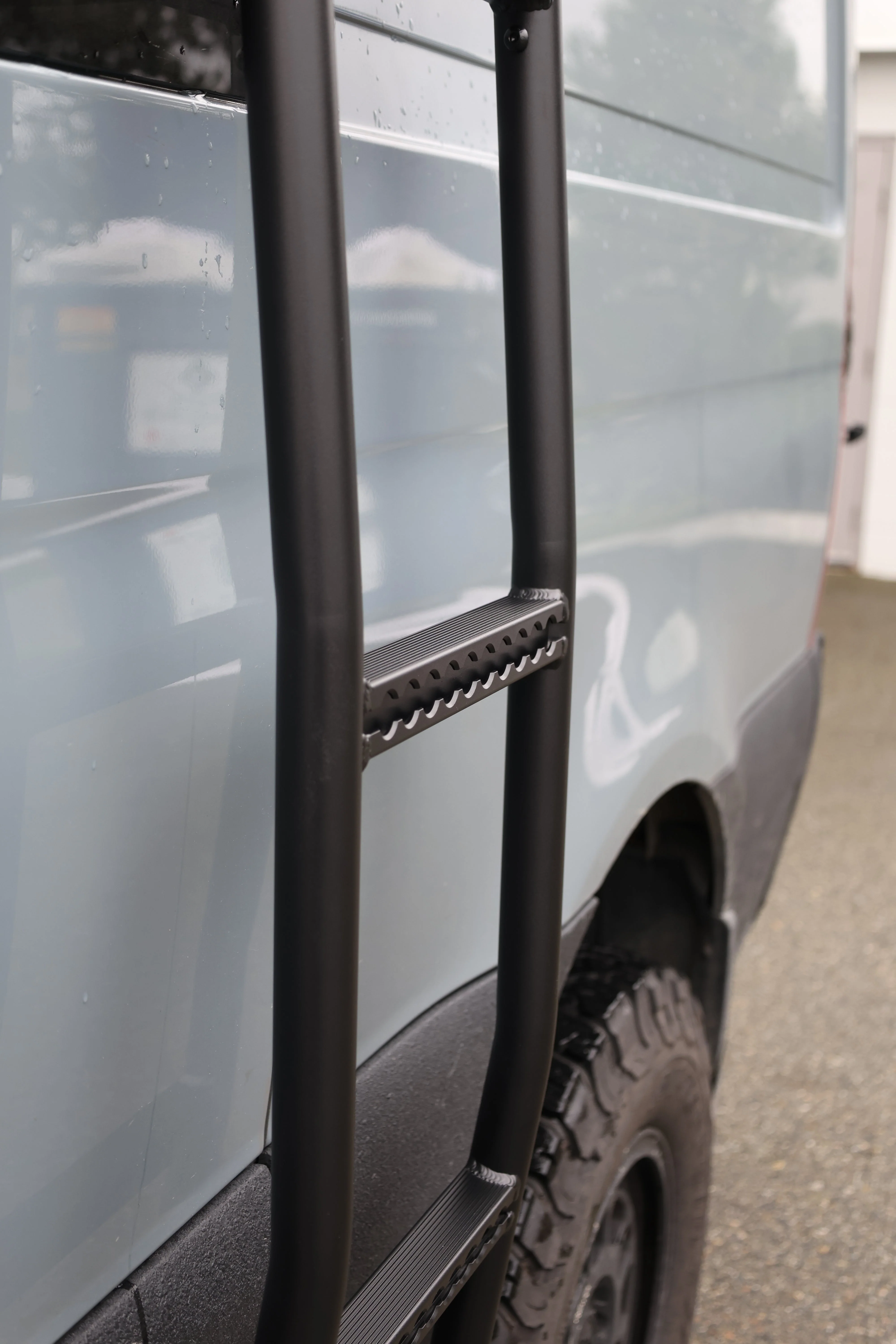 Tec Vanlife 2007+ Mercedes Sprinter Aluminum Side Ladder - High Roof - Image 4