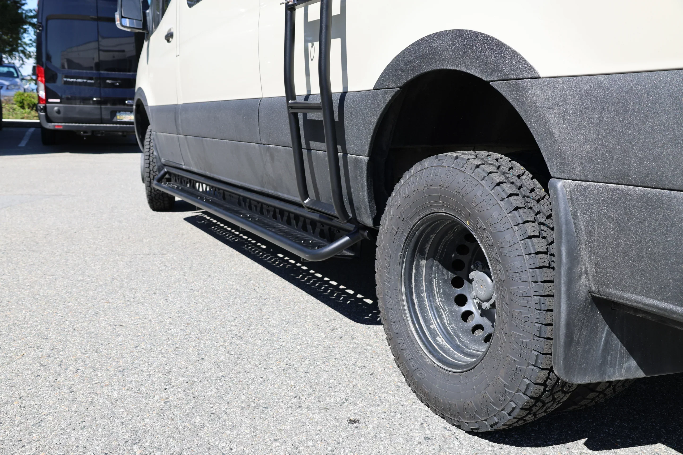 Tec Vanlife 2007+ Mercedes Sprinter Aluminum Side Ladder - High Roof - Image 8
