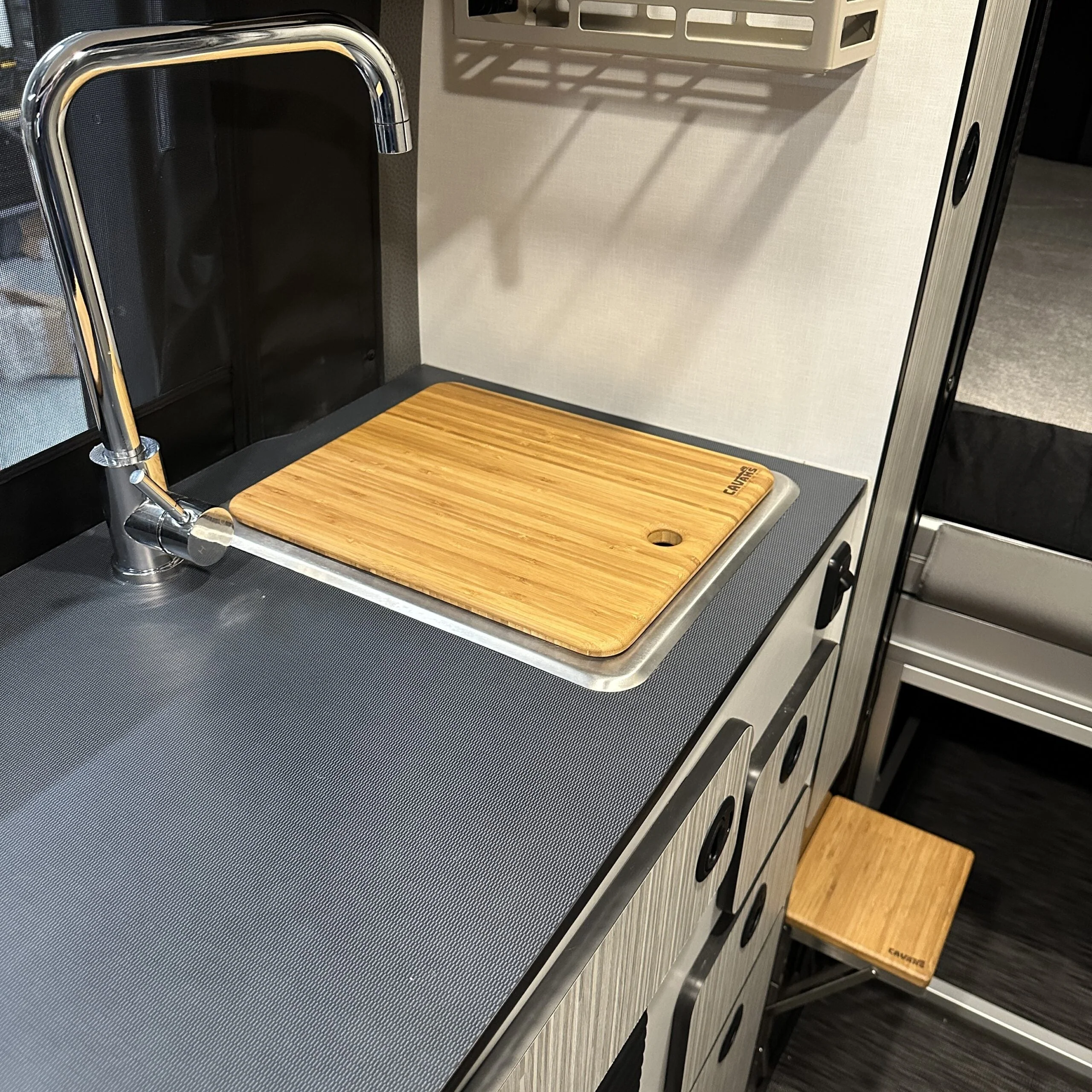 Canyon Adventure Vans Bamboo Sink Cover- REVEL/JAYCO/ENTEGRA/TIFFIN - Image 9
