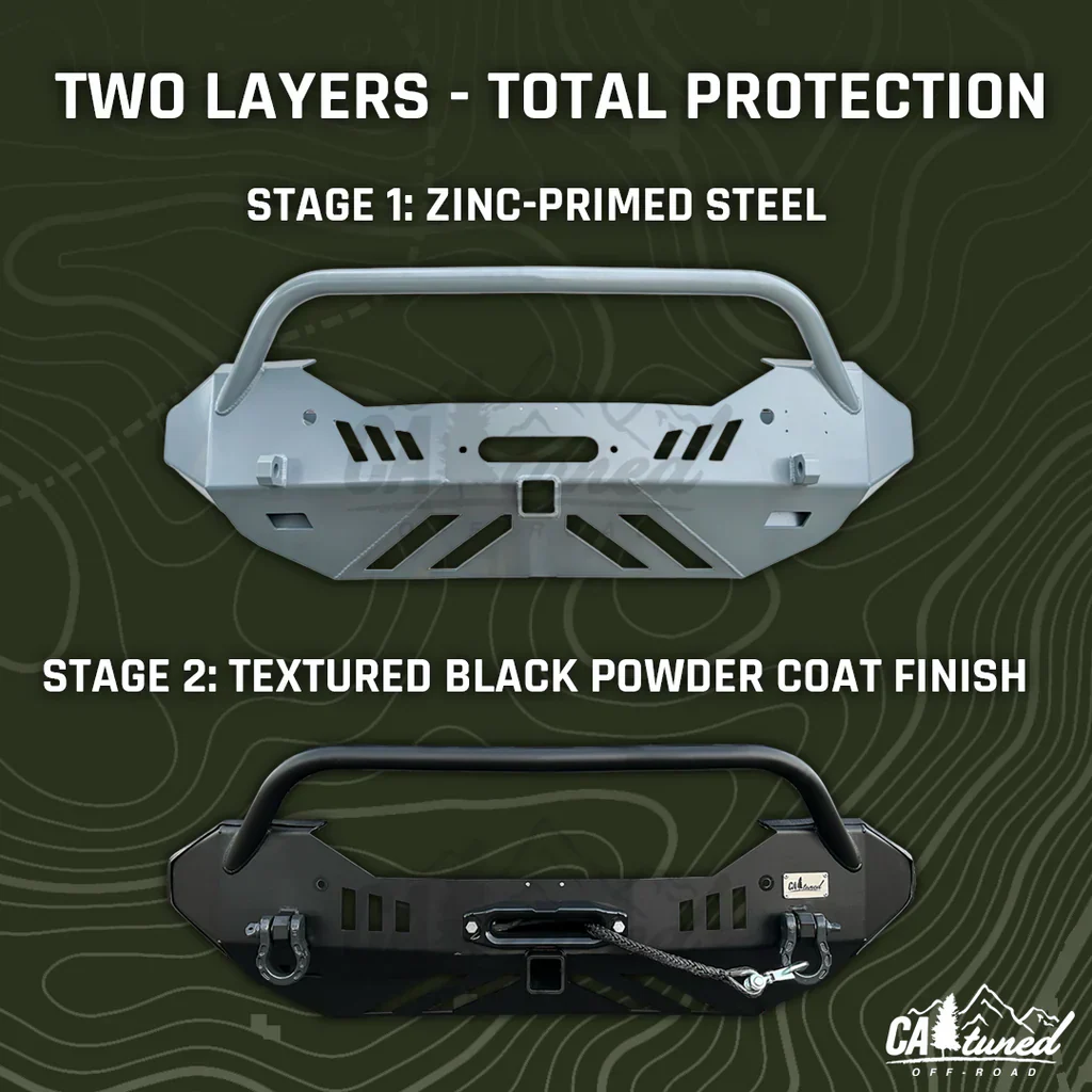 CAtuned 2021+ Off-Road Ford Transit Front Bumper - Image 3