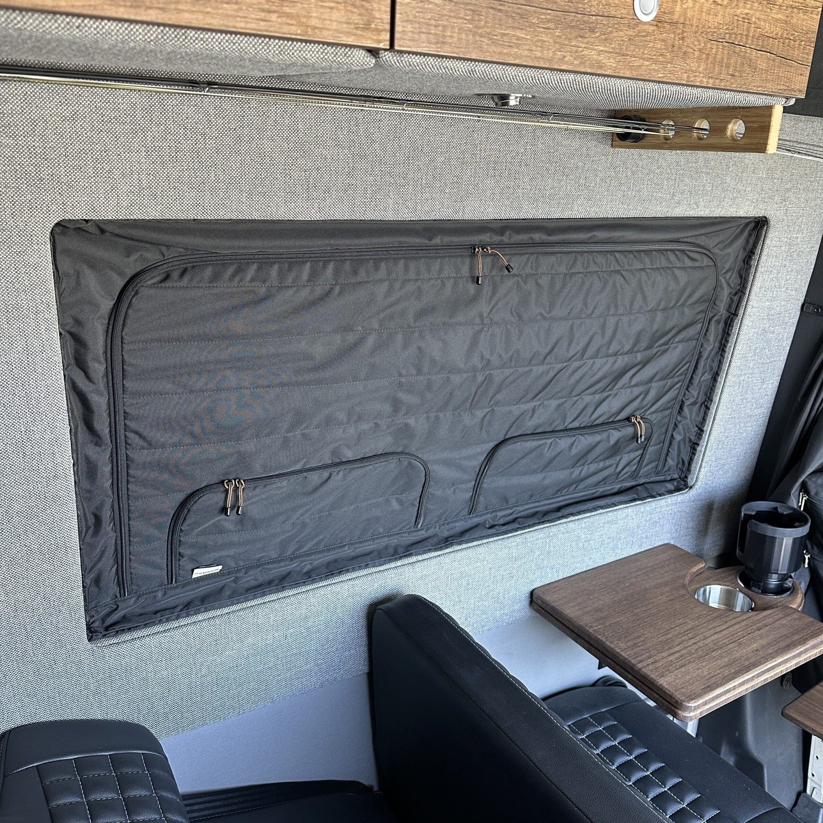 Canyon Adventure Vans CLIMA-SHADE Insulated Groove Lounge Window Cover - STO - Image 6