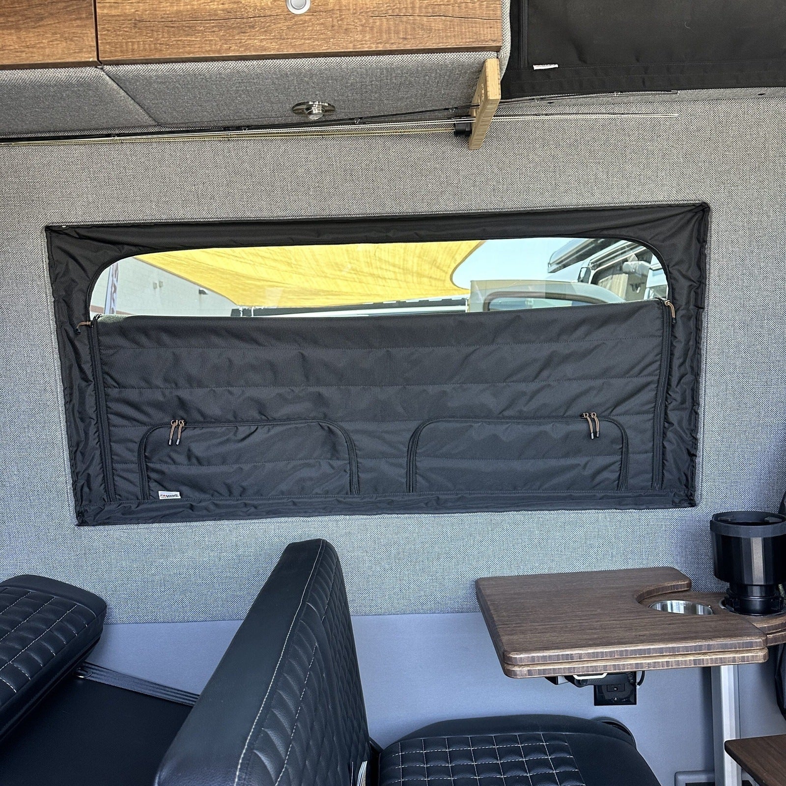 Canyon Adventure Vans CLIMA-SHADE Insulated Groove Lounge Window Cover - STO - Image 7