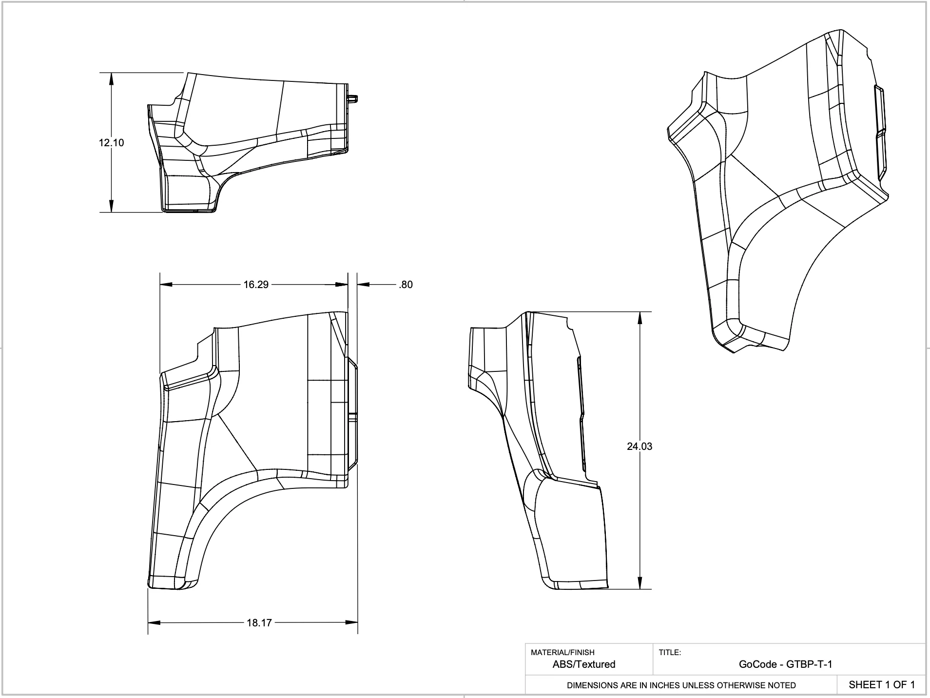 GoCode 2015+ Ford Transit High Roof B Pillar Blob Covers - Image 10