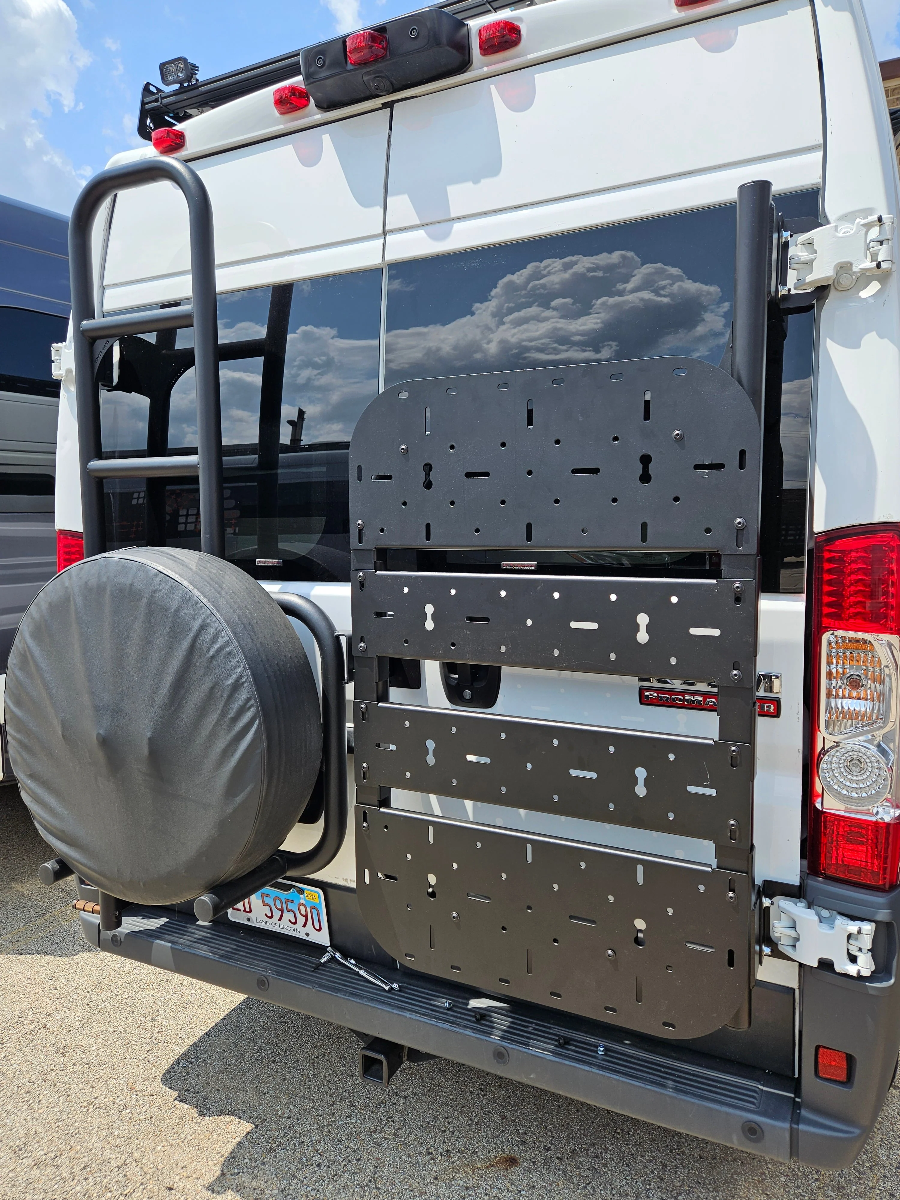 Rover Vans 2014+ RAM ProMaster Passenger Side Accessory Rack - Image 5