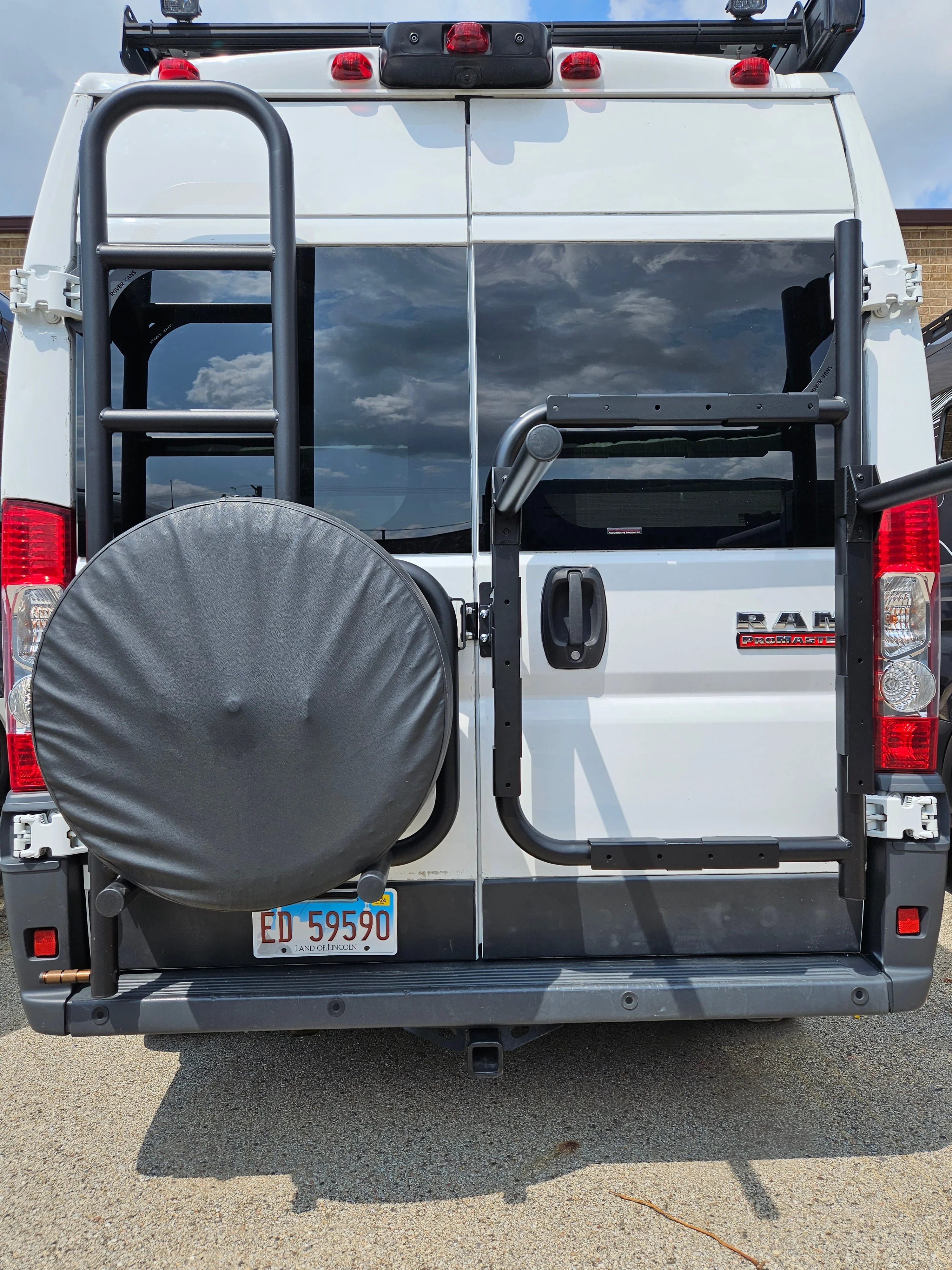 Rover Vans 2014+ RAM ProMaster Passenger Side Accessory Rack - Image 6