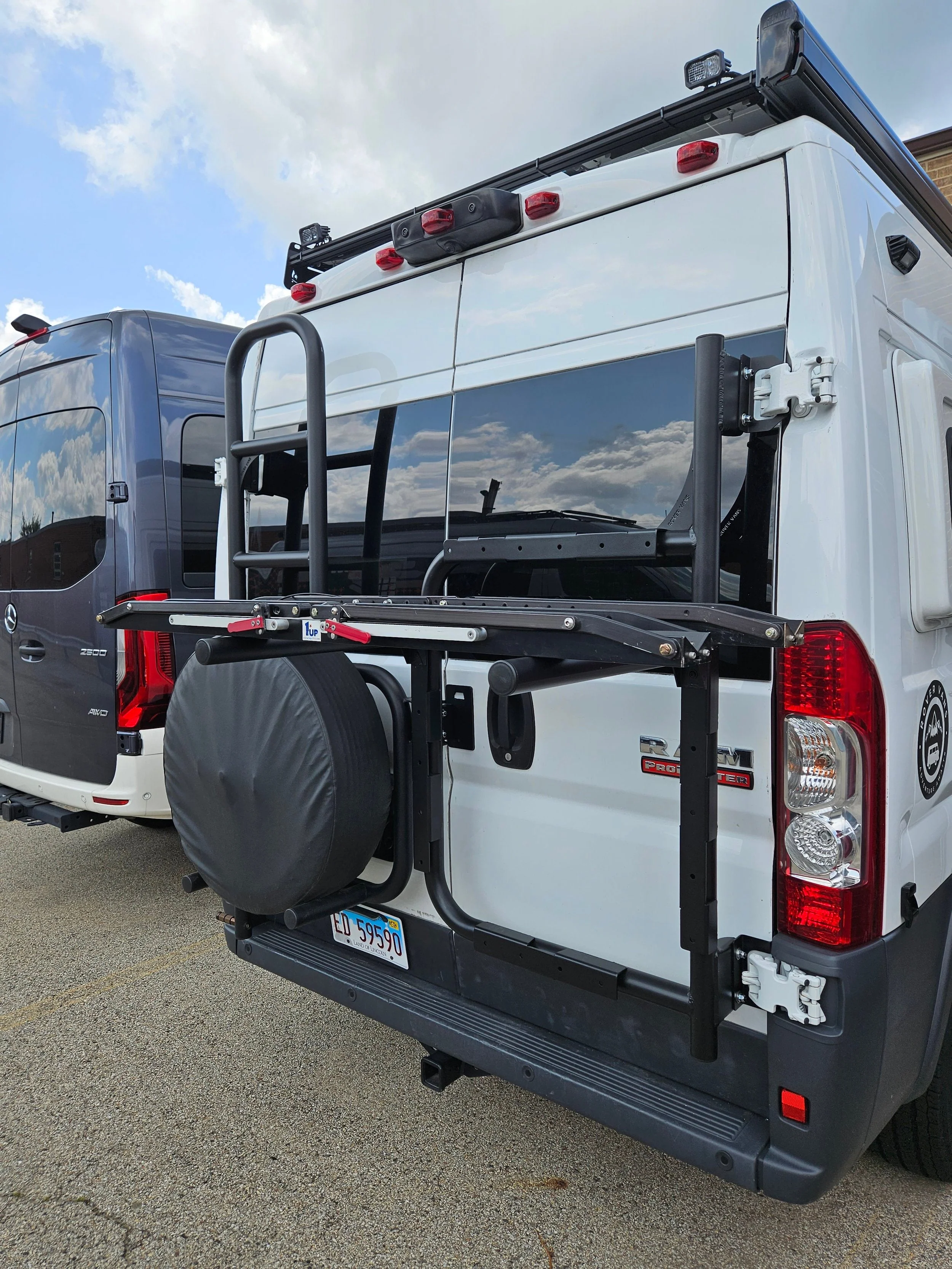 Rover Vans 2014+ RAM ProMaster Passenger Side Accessory Rack - Image 7