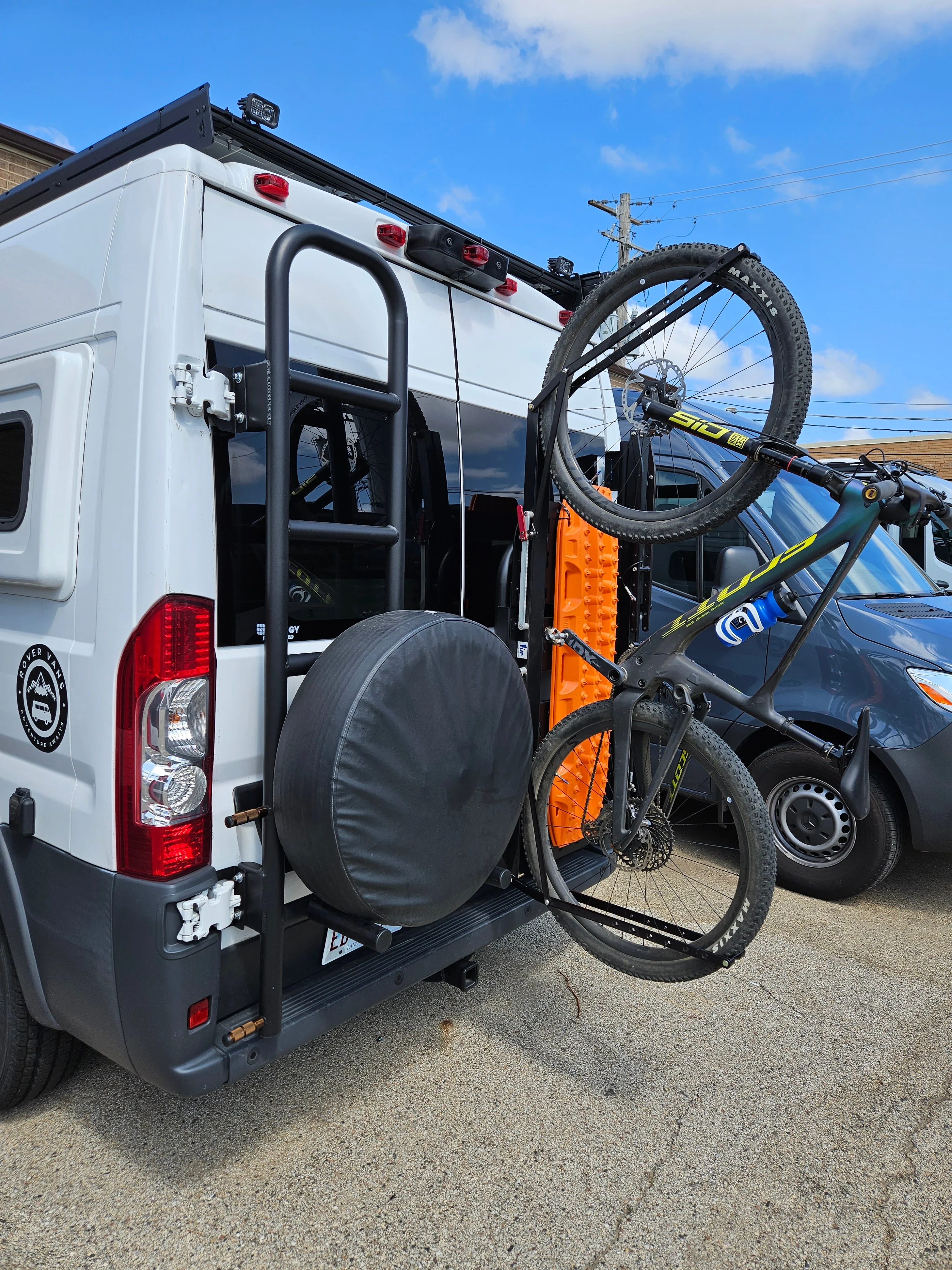 Rover Vans 2014+ RAM ProMaster Passenger Side Accessory Rack - Image 9