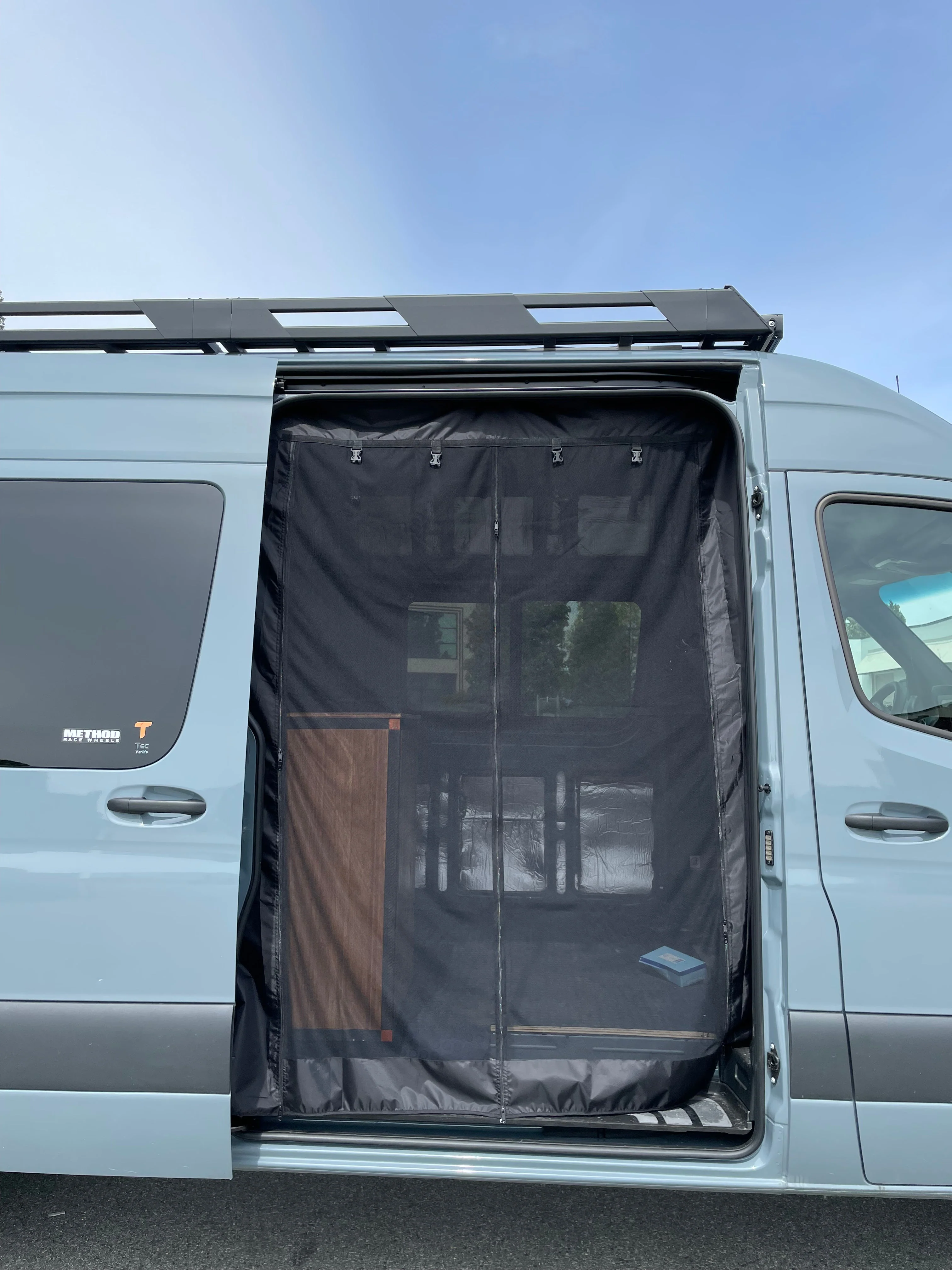 Tec Vanlife 2007+ Mercedes Sprinter Camper Van Passenger Sliding Door Bug Screen - Image 3