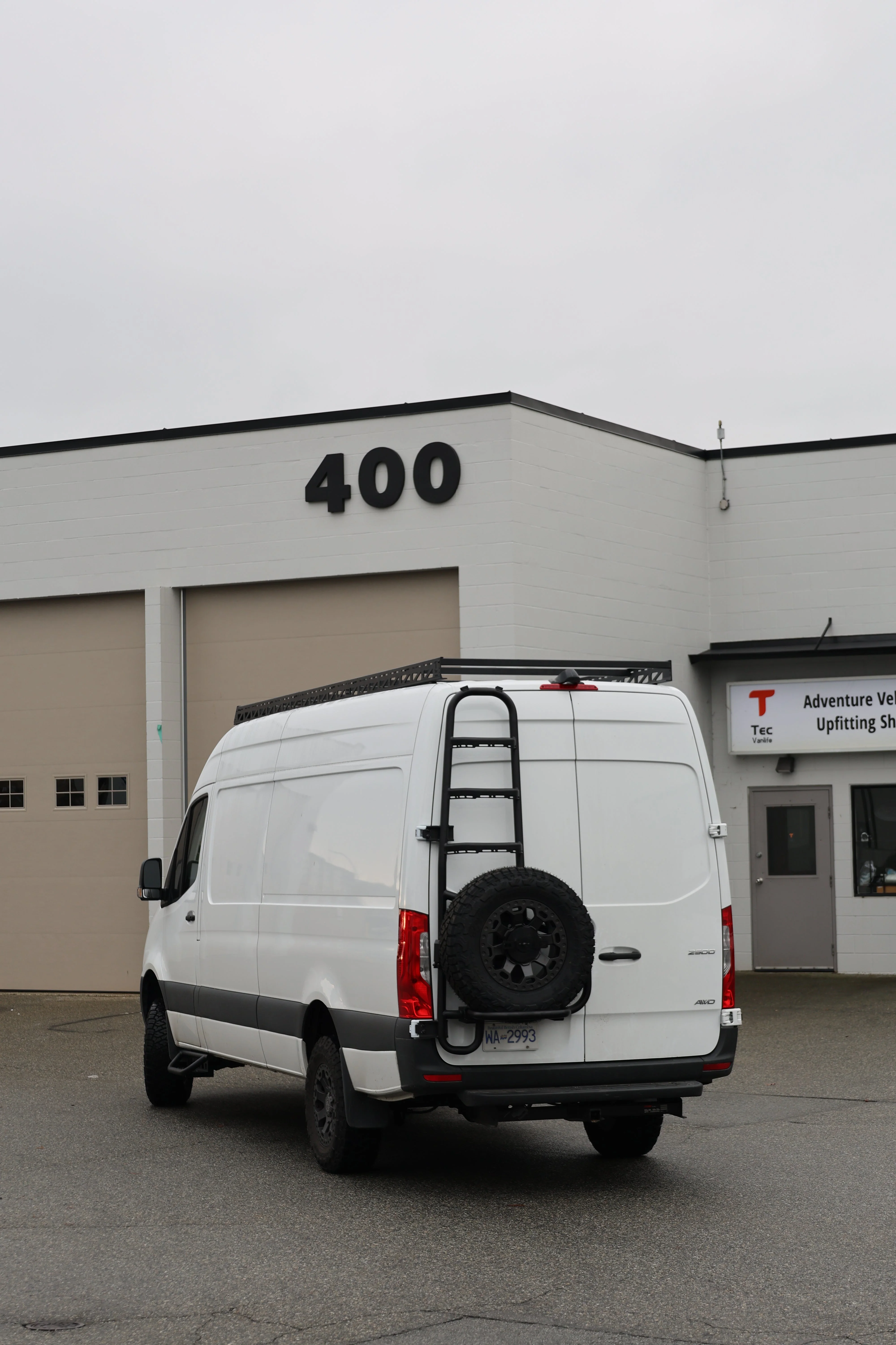 Tec Vanlife 2019+ Mercedes Sprinter Ladder/Tire Carrier - Image 17