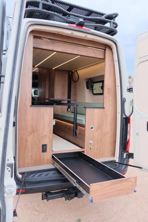 Tetravan Stainless Steel RV and Marine Shower Port System - Image 6