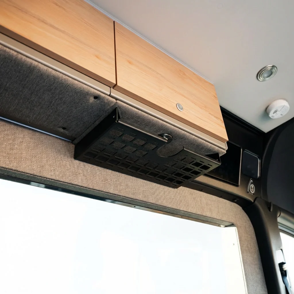 Canyon Adventure Vans Storyteller Undercabinet Shelf - Driver Side - Image 3